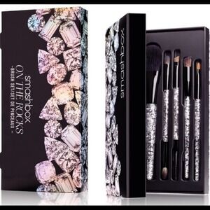 NIB‎ Smashbox On The Rocks 5 Piece Glitter Brush Set